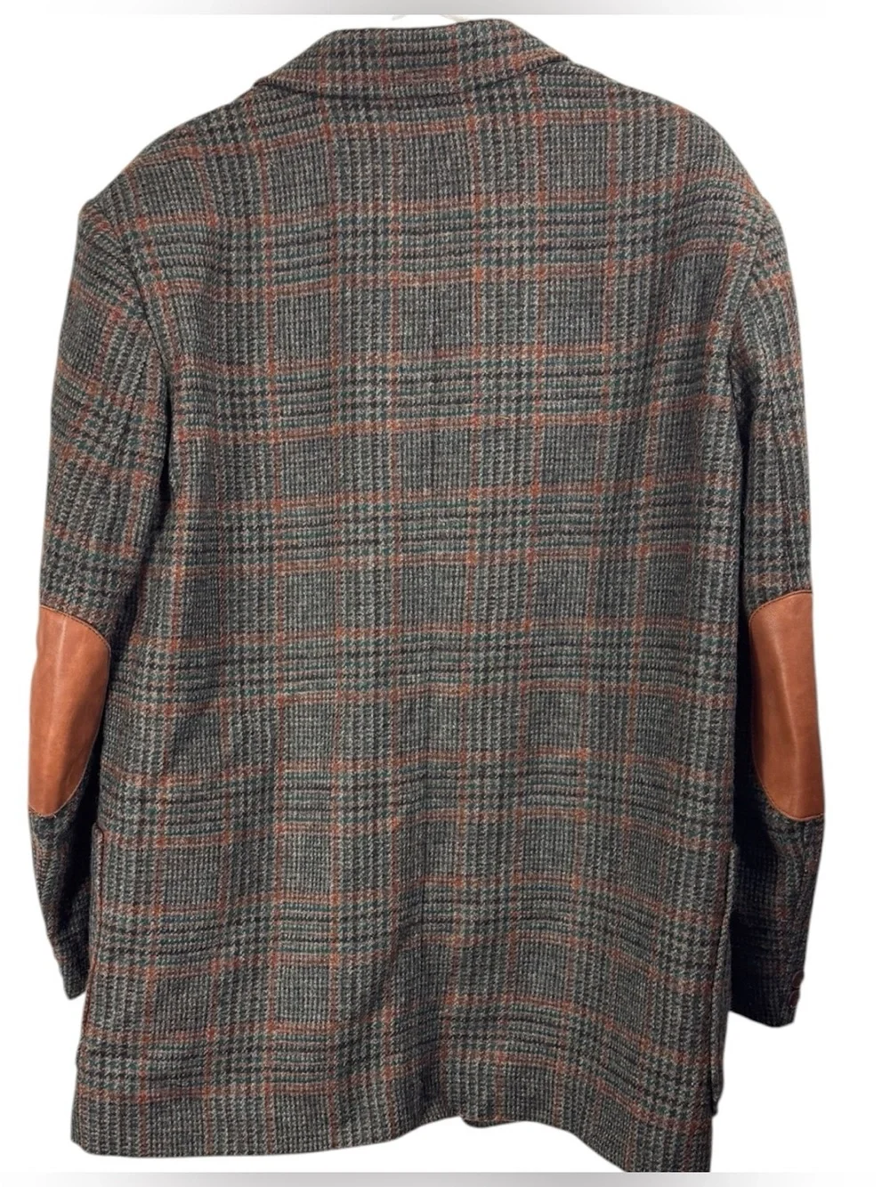 Vintage Freedom Wear Size 40 Irish Tweed Multicolor Elbow Patches Country Blazer